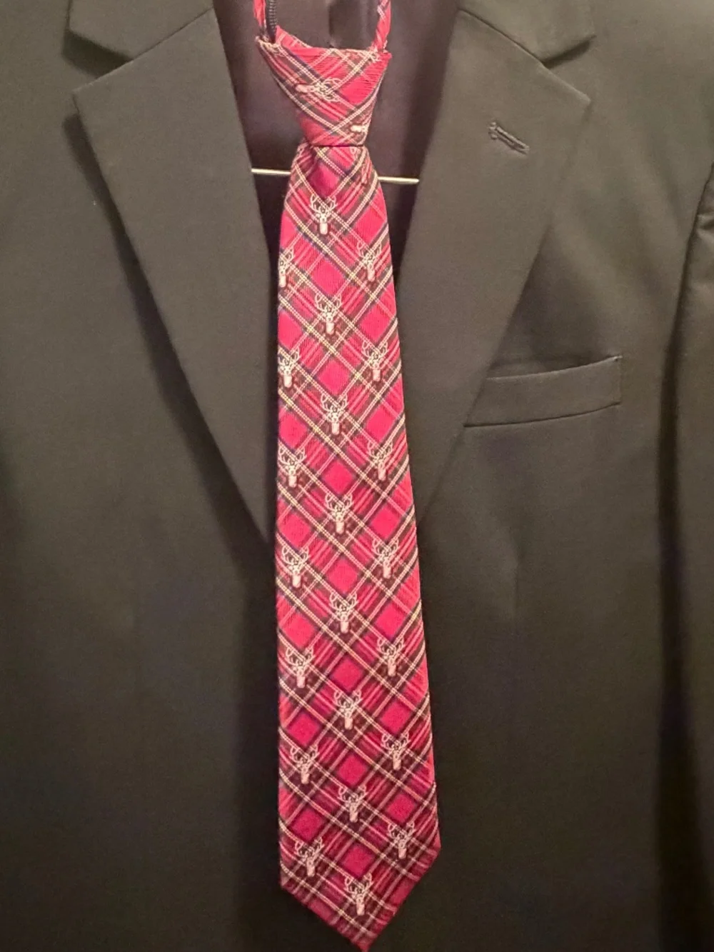 BOYS Christmas Tie, zipper adjustable